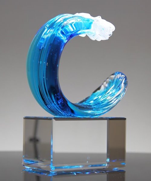 Tidal Wave Art Glass Award